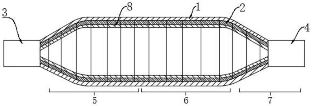 Water treatment device for changing molecular groups of tap water and use method