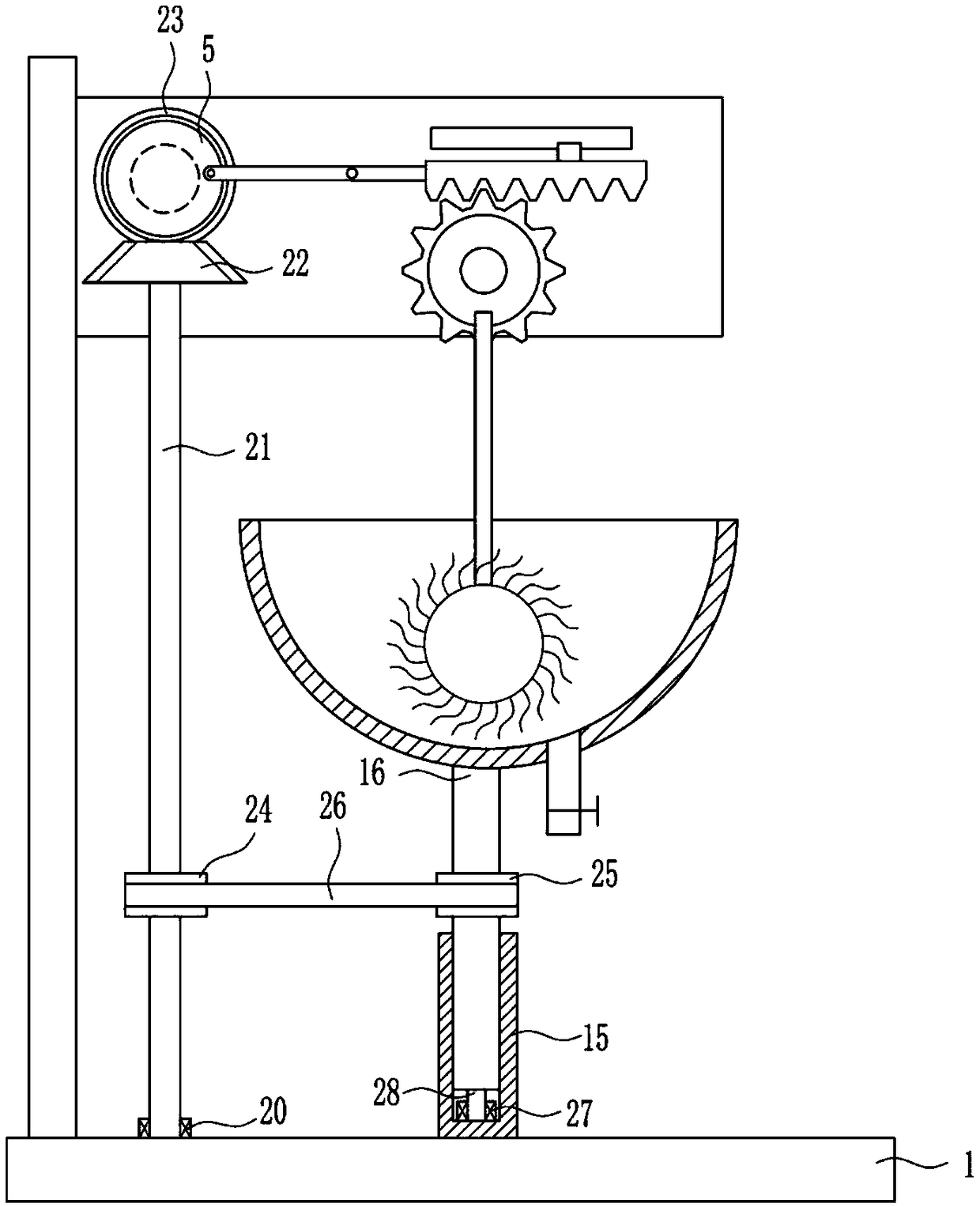 Cleaning equipment for producing children's toy silica gel teether