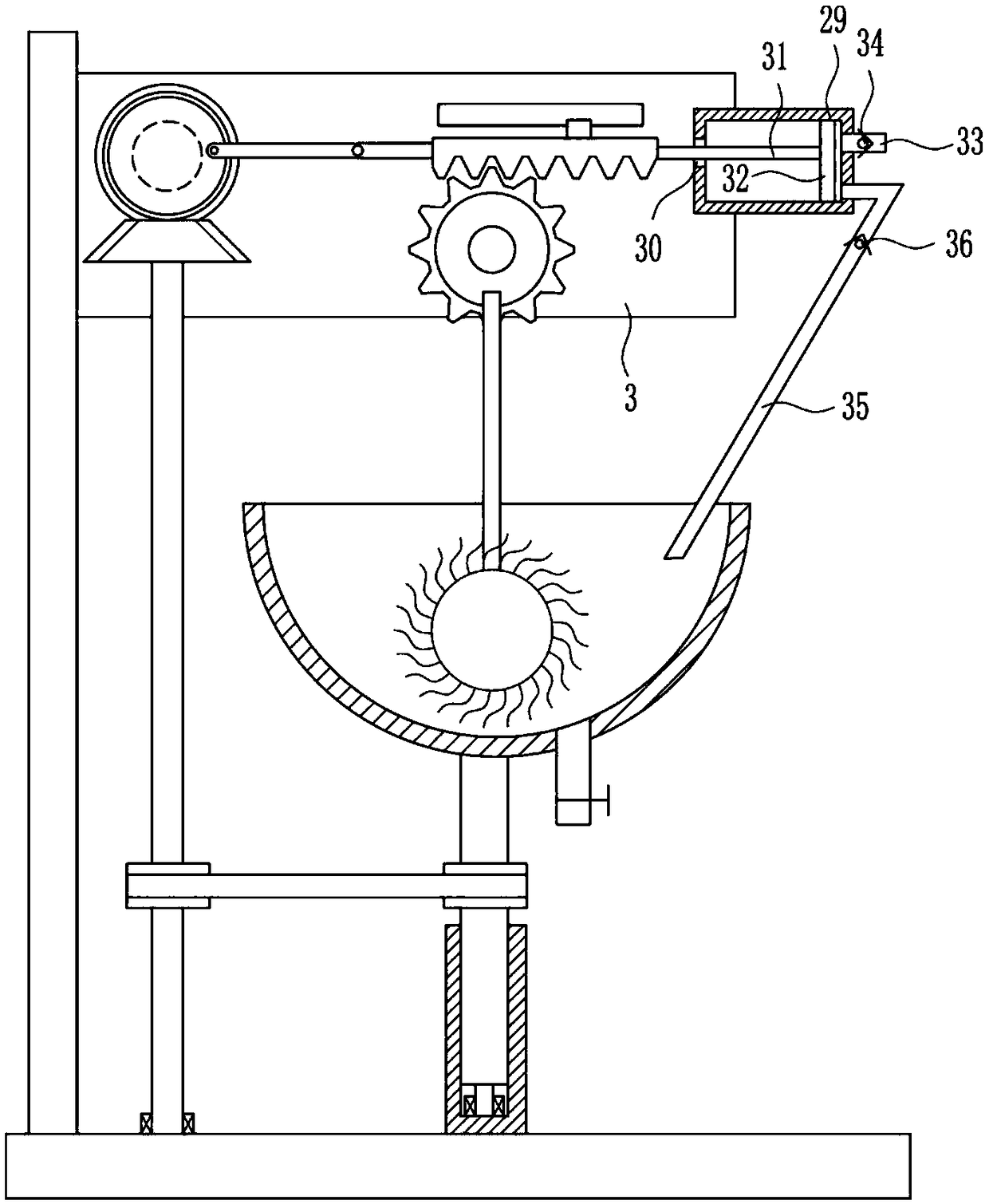 Cleaning equipment for producing children's toy silica gel teether