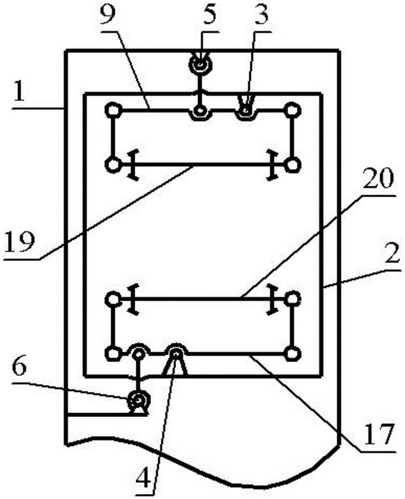 Forced guide mechanism for bogie