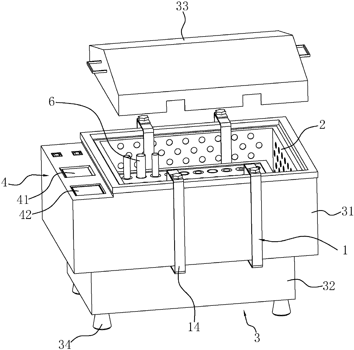 Water-bath constant-temperature oscillator