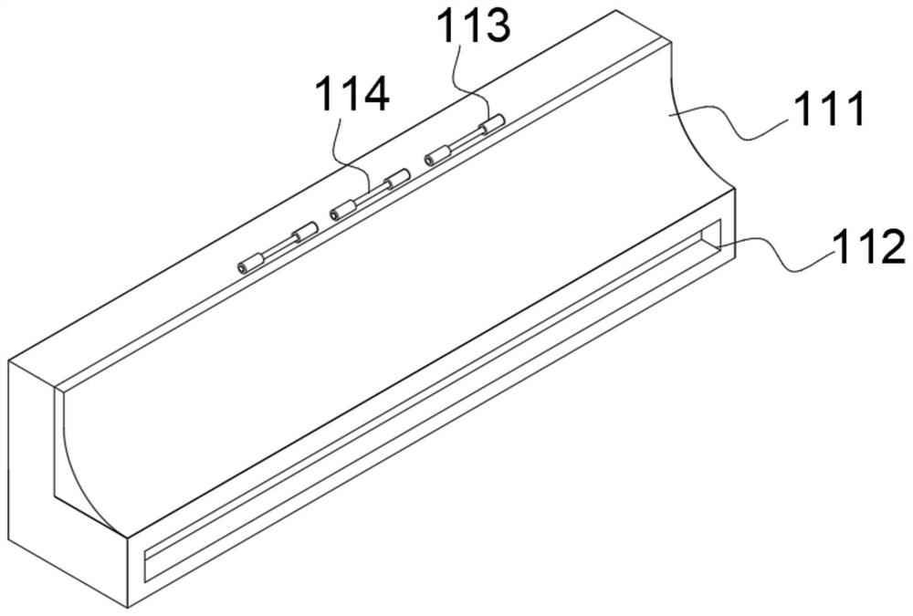 A buried pipe fixing device for water conservancy construction with adjustable size