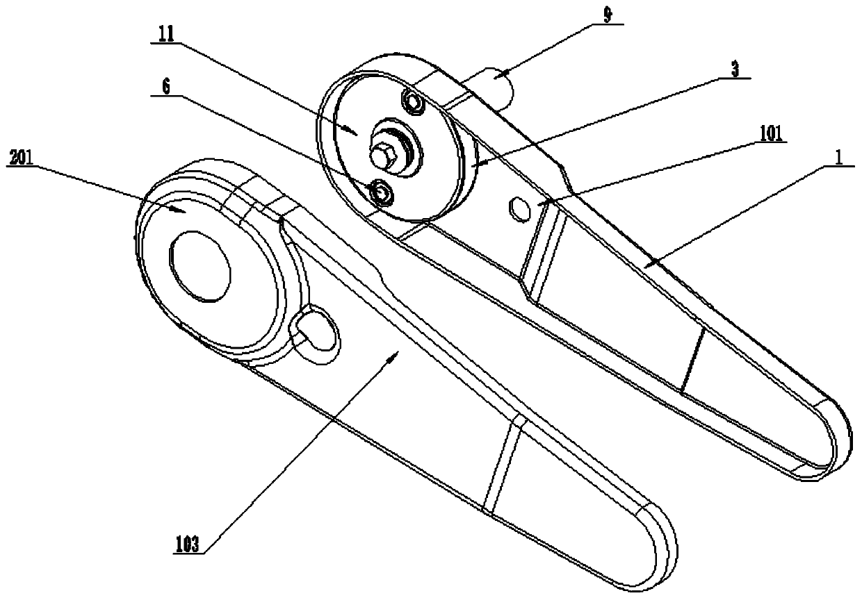 Automobile seat armrest with freely-adjusted angle