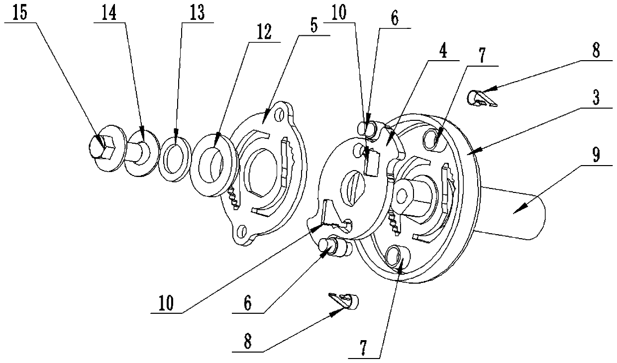 Automobile seat armrest with freely-adjusted angle