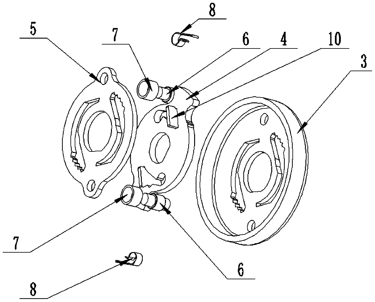 Automobile seat armrest with freely-adjusted angle