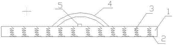 Marking device before polishing of electric vehicle body