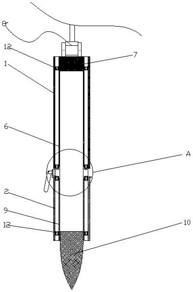 Portable construction site drawing display device and use method