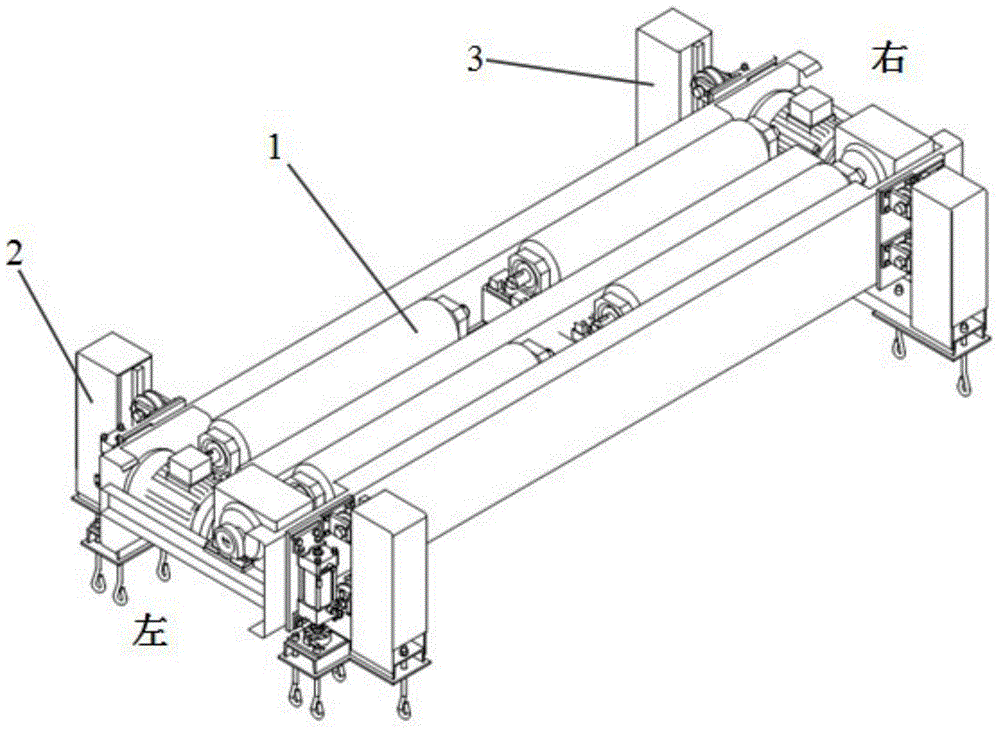 Oil cylinder lifting type lift brake test platform