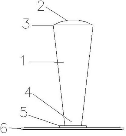 Secondary optical dodging mirror structure of light concentrating photovoltaic module