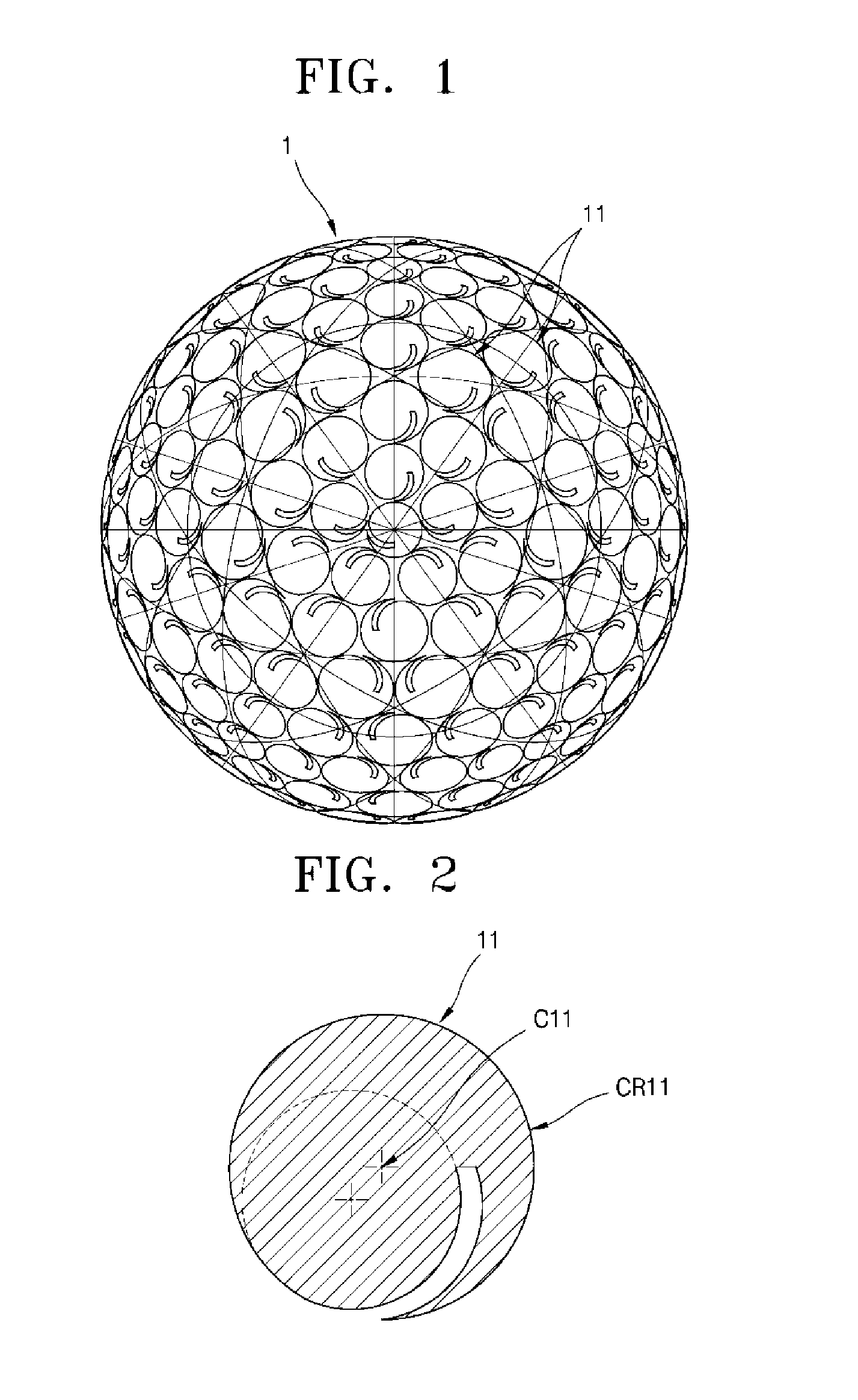 Golf ball having comma-shaped dimples