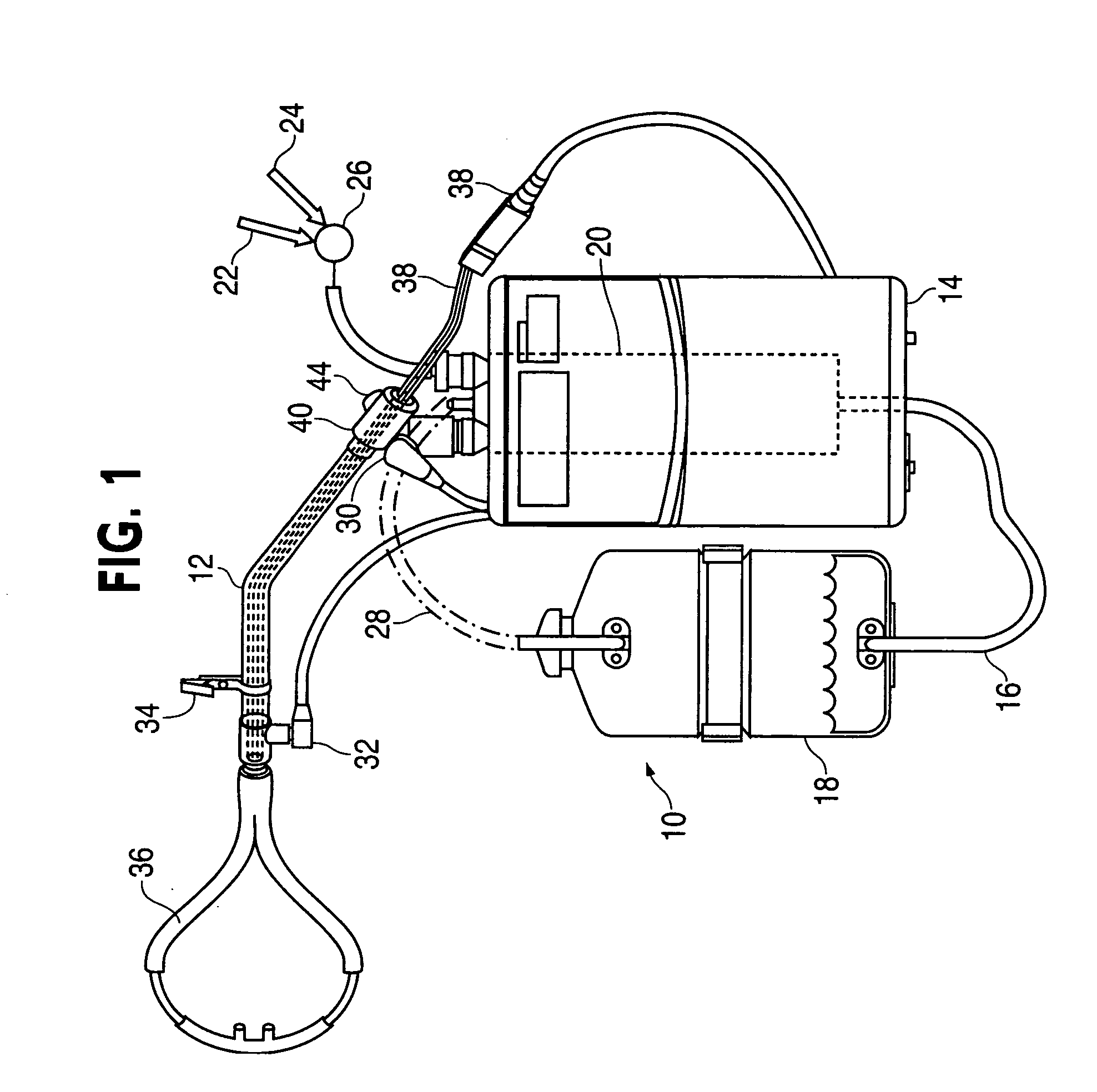 High flow respirator circuit