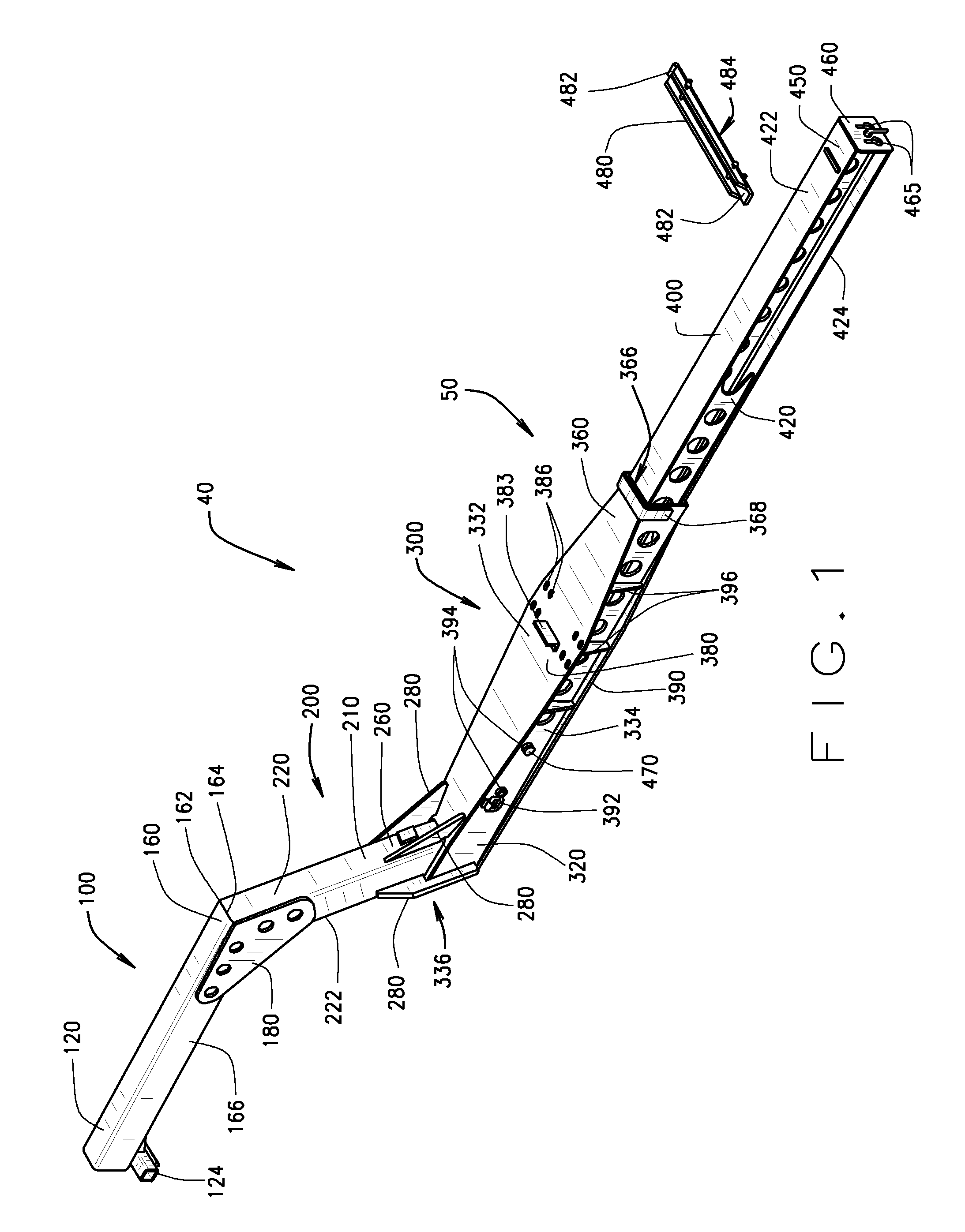 Truck towing system and assembly