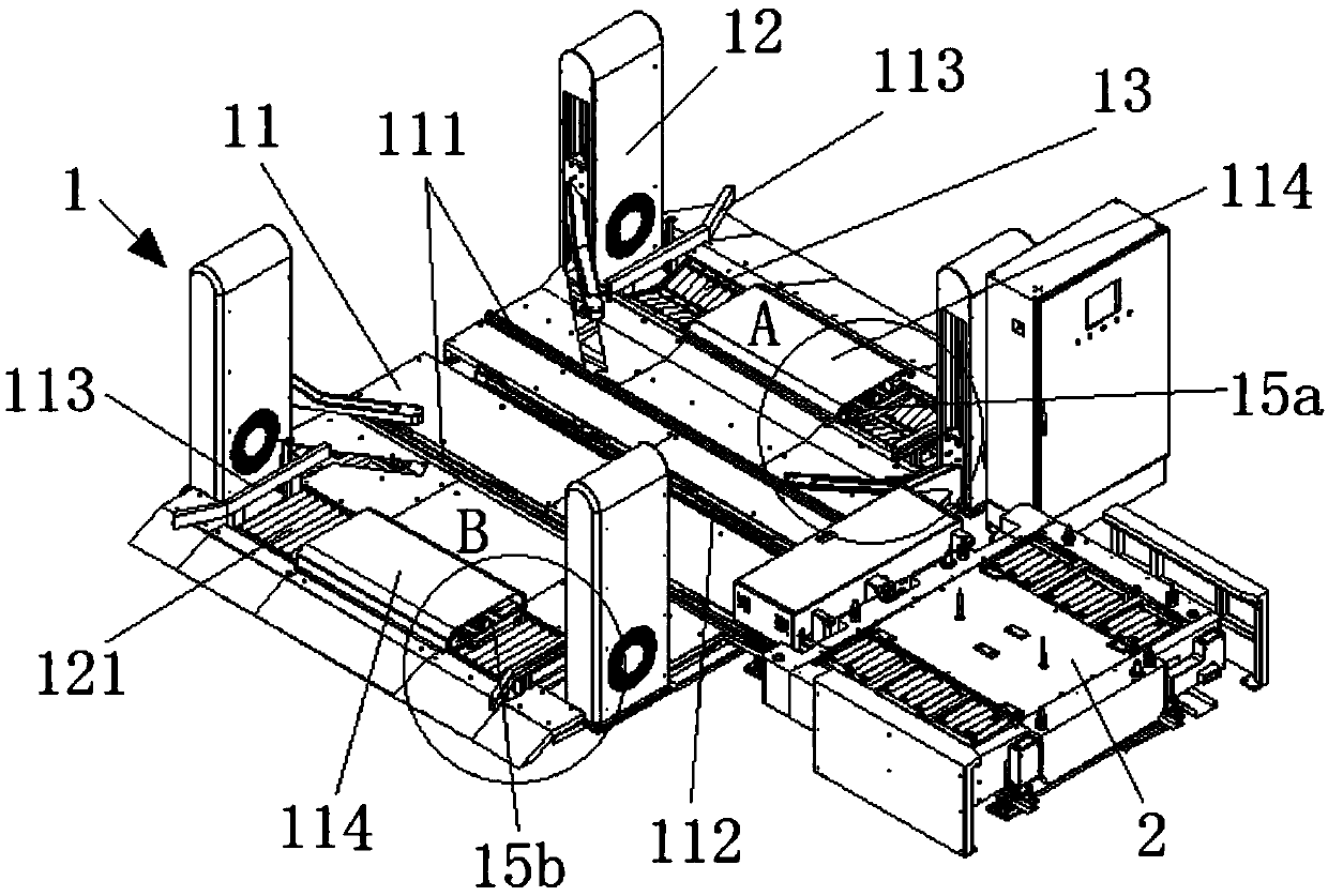 Accurate locking and unlocking automobile-mounted storage battery automatic exchange station