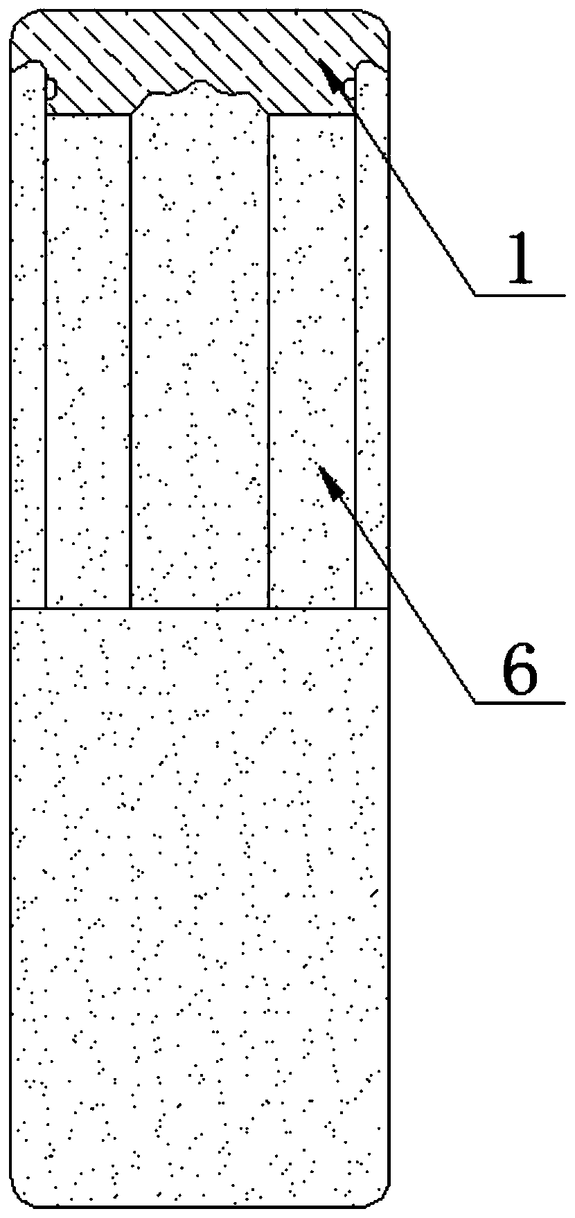 Deep groove ball bearing subjected to nickel coating treatment and machining method thereof