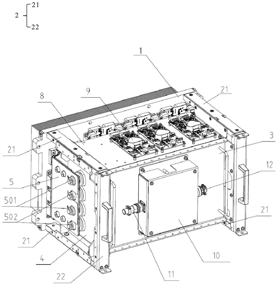 Power module and traction converter with same