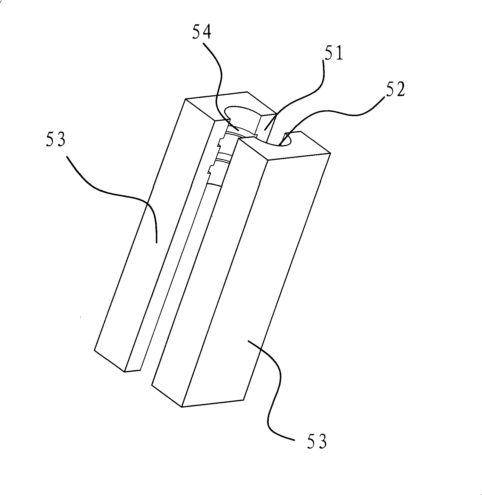 Production method of hose elbow connection and processing device used in the method