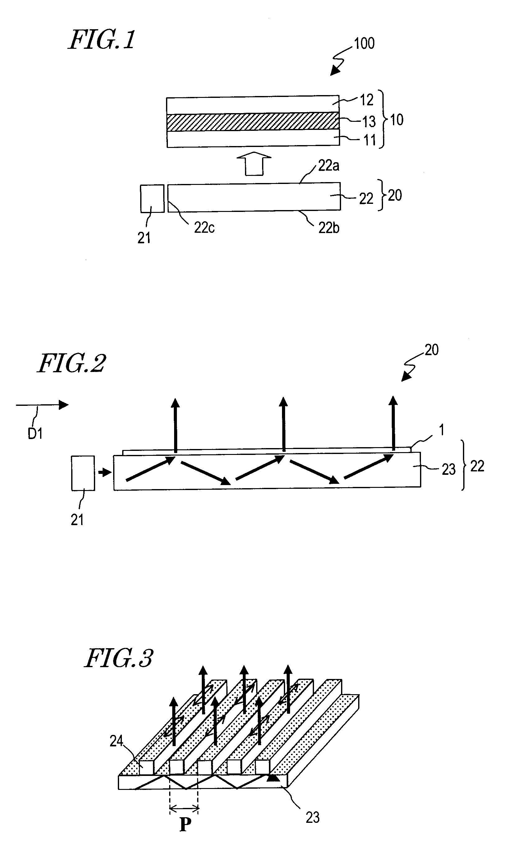 Light guiding body, substrate for display device, and display device