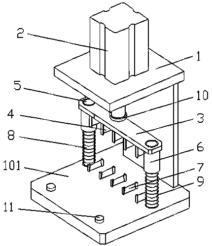 Corn cutting device