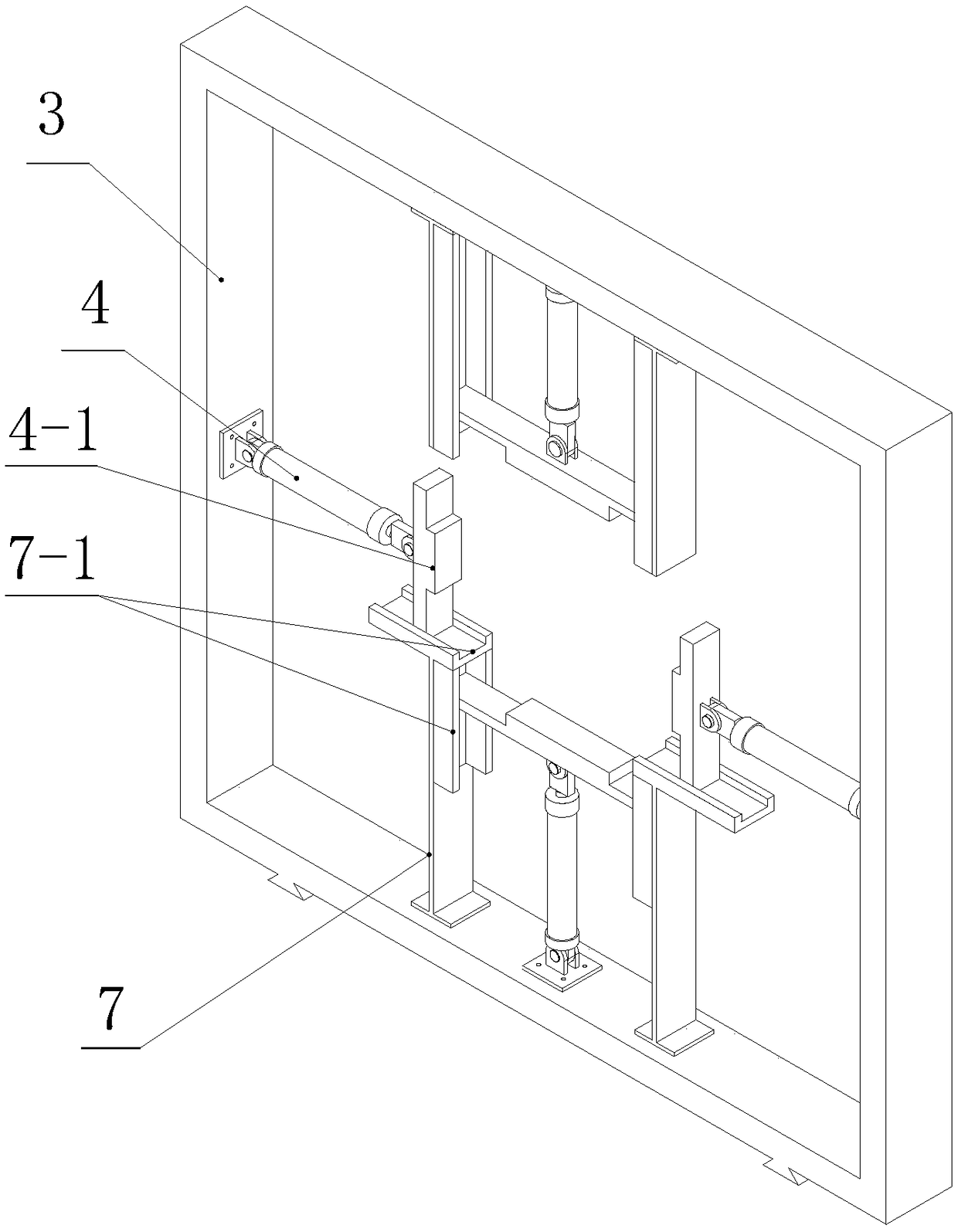 Energy-saving type structural steel bundling device