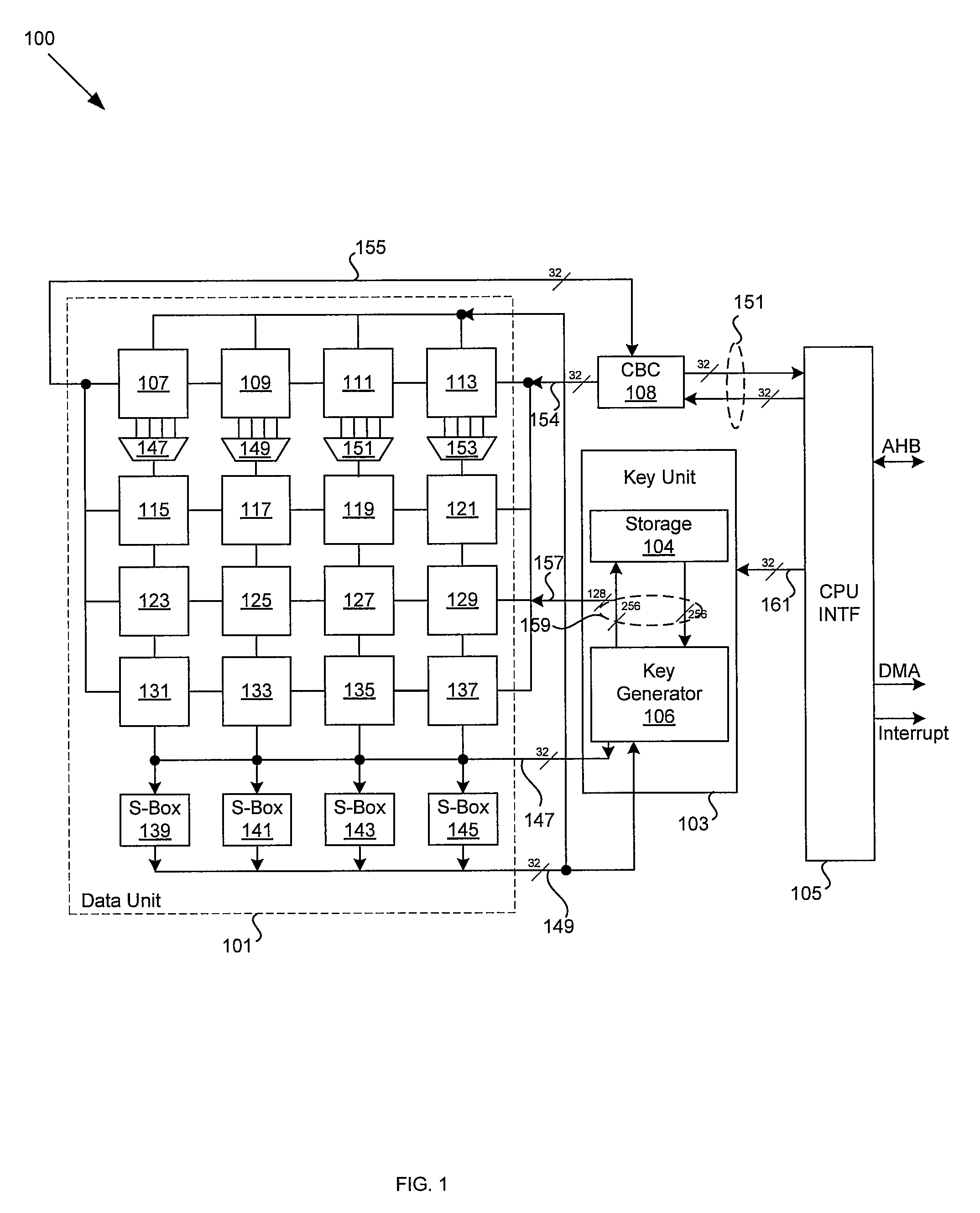 Standalone hardware accelerator for advanced encryption standard (AES) encryption and decryption