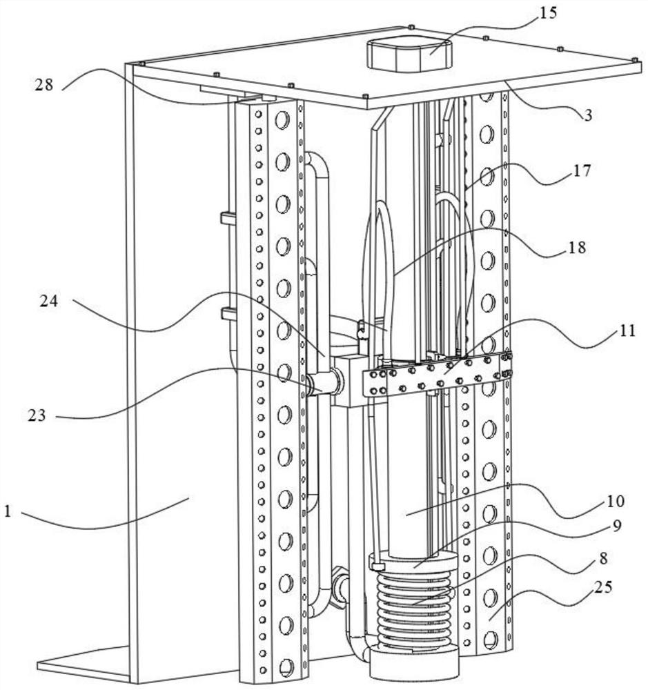 Building curtain wall engineering detection device and detection method