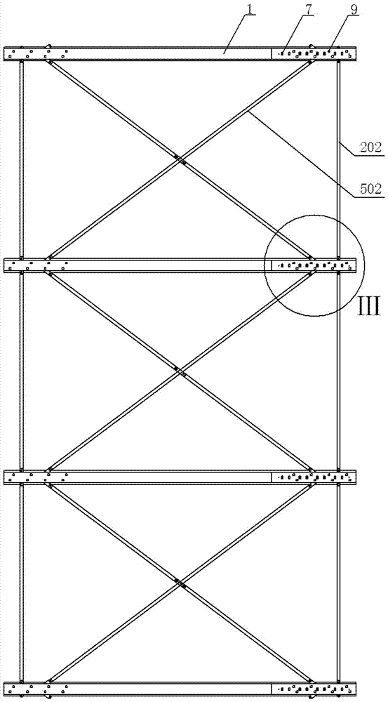 A steel structure modular prefabricated tooling