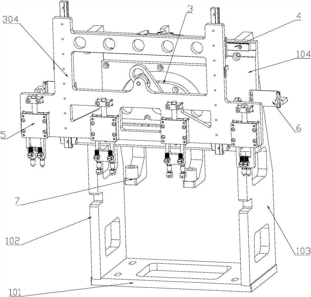 Feeding manipulator of automatic winding machine for electronic transformer elements and using method