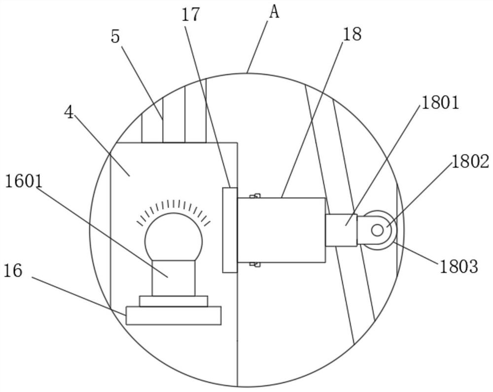 Automobile box lifting guide balancing device