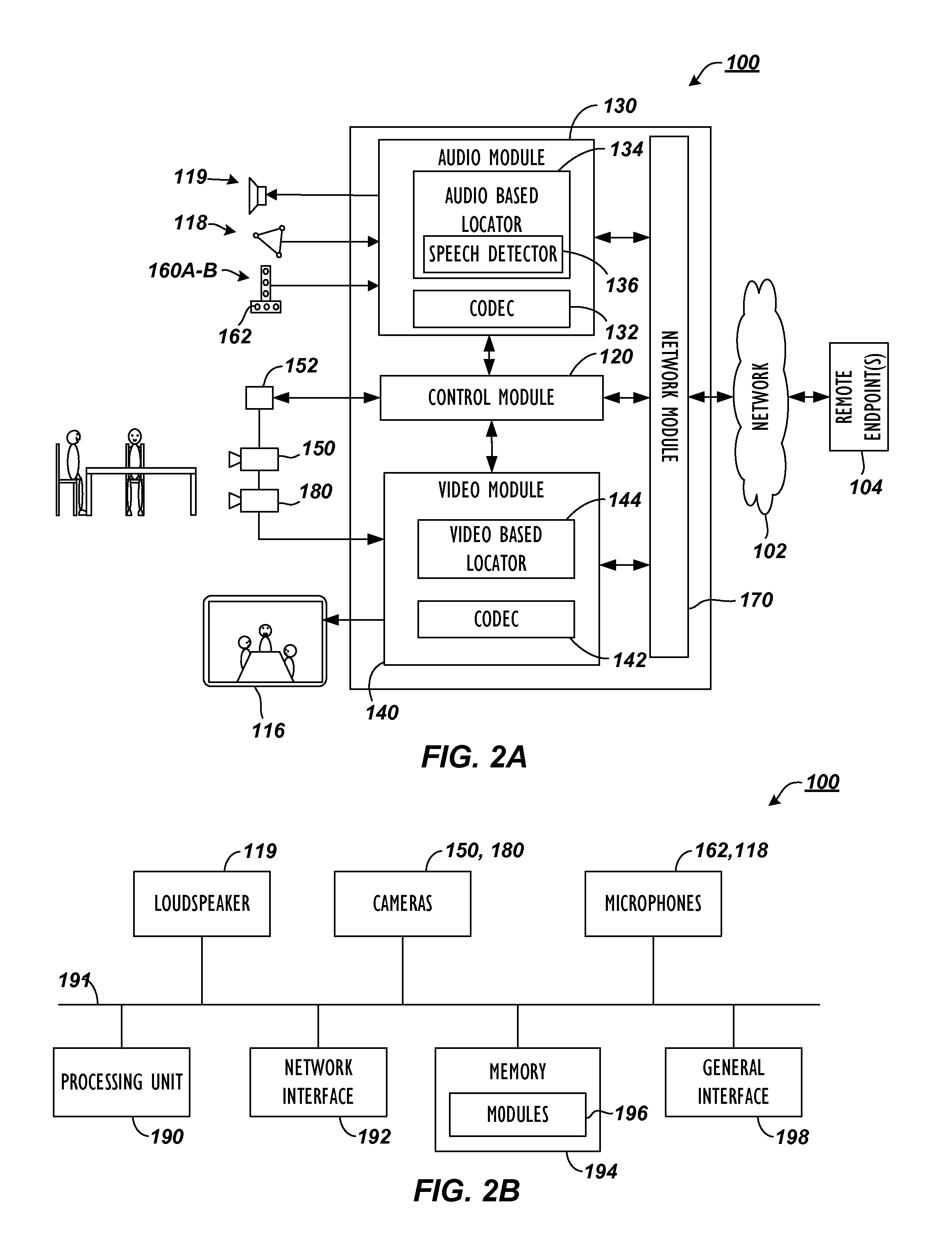 Videoconferencing system having adjunct camera for auto-framing and tracking