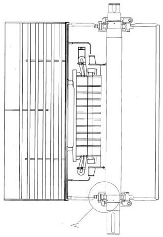 Motor rotor supporting bearing lubrication waste grease discharge structure capable of overcoming assembly errors