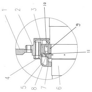 Motor rotor supporting bearing lubrication waste grease discharge structure capable of overcoming assembly errors