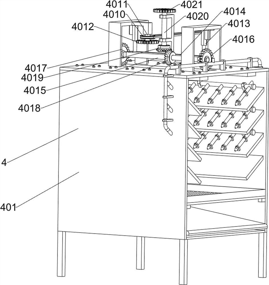 Raw material preparation device for humic acid soil remediation agent