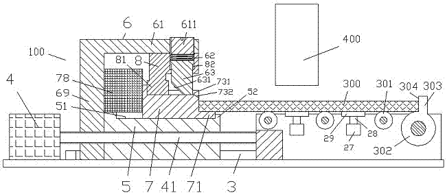 A workbench device with a suction cup device for plate processing and its use method