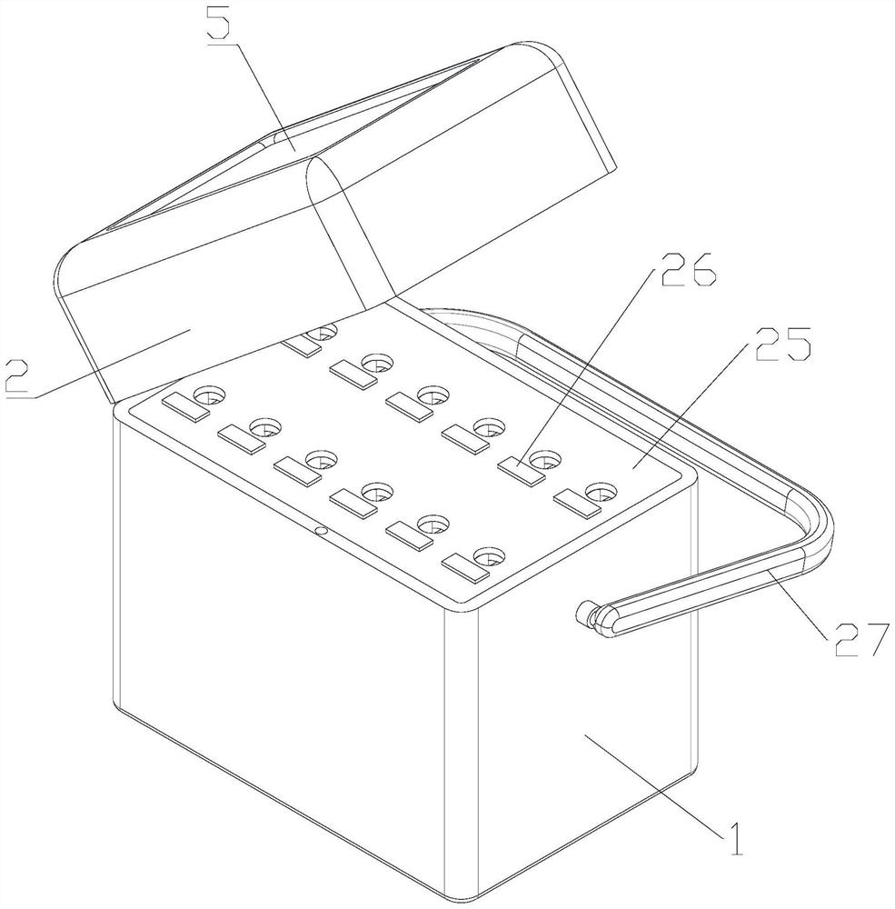 Intelligent medical endocrinology department test tube support