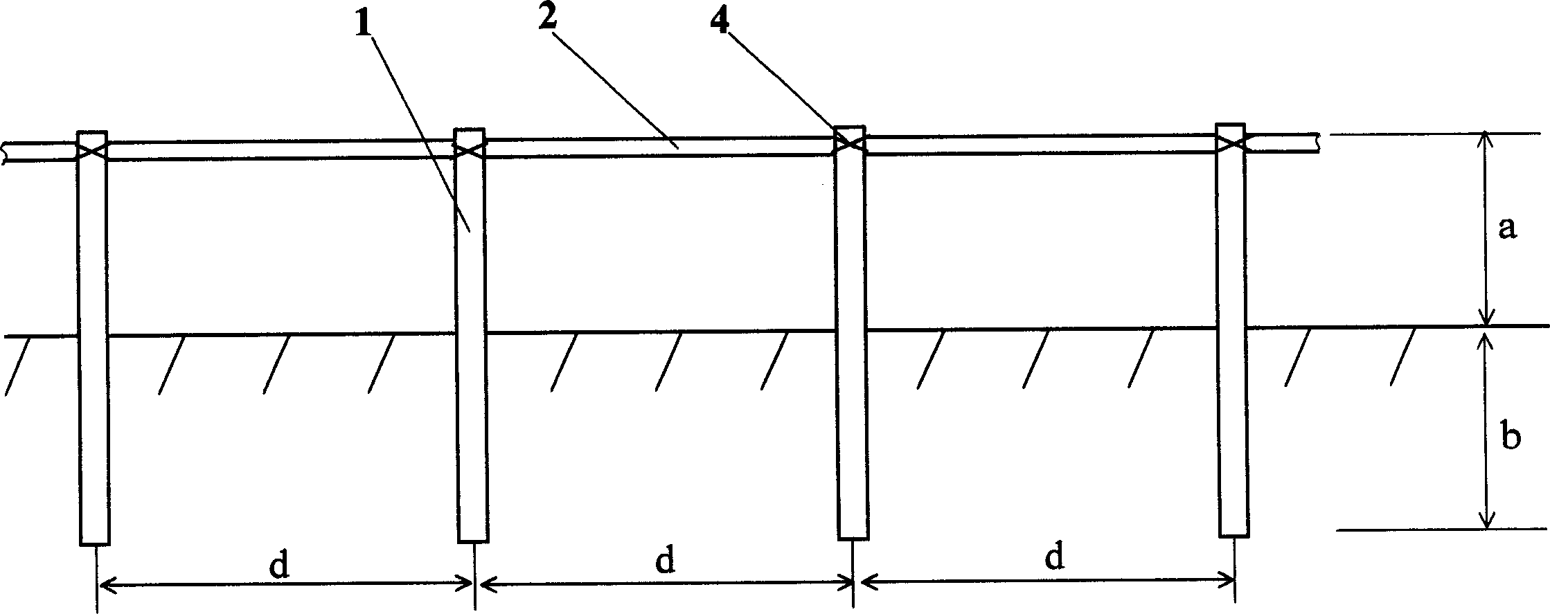 Spacer method in use for paddyfield fertilizer experiment