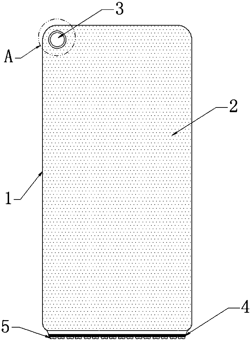 Light guide plate with hole structure