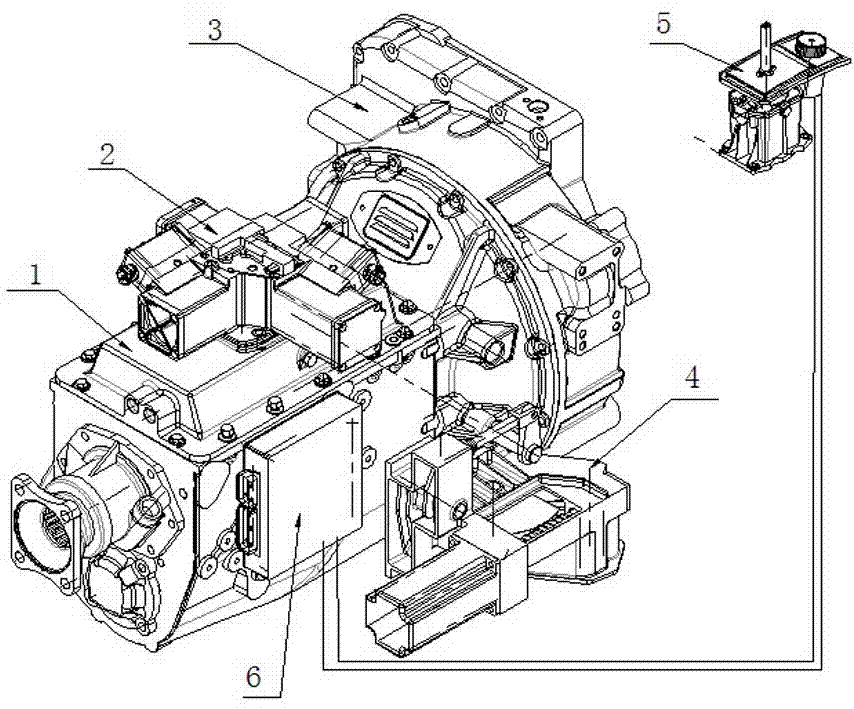 Automatic transmission execution system of automobile