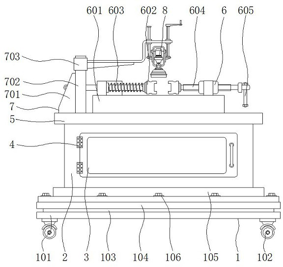 Dust removal device with mobile phone part listening tube