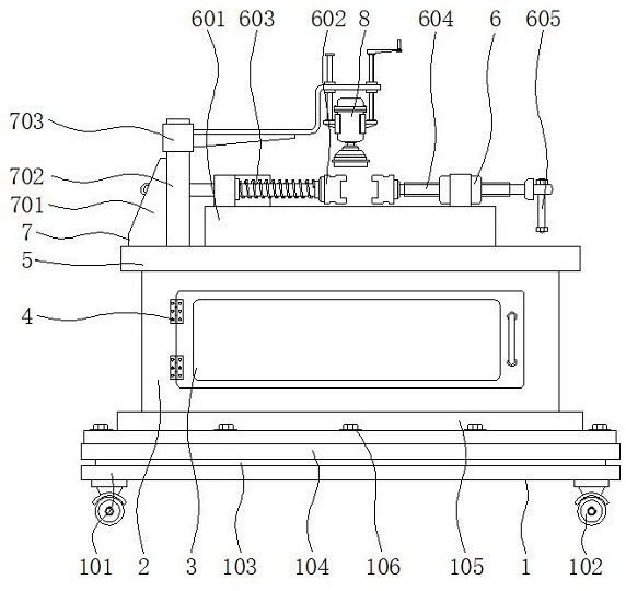 Dust removal device with mobile phone part listening tube