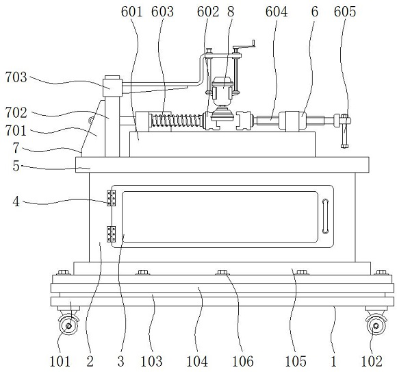 Dust removal device with mobile phone part listening tube