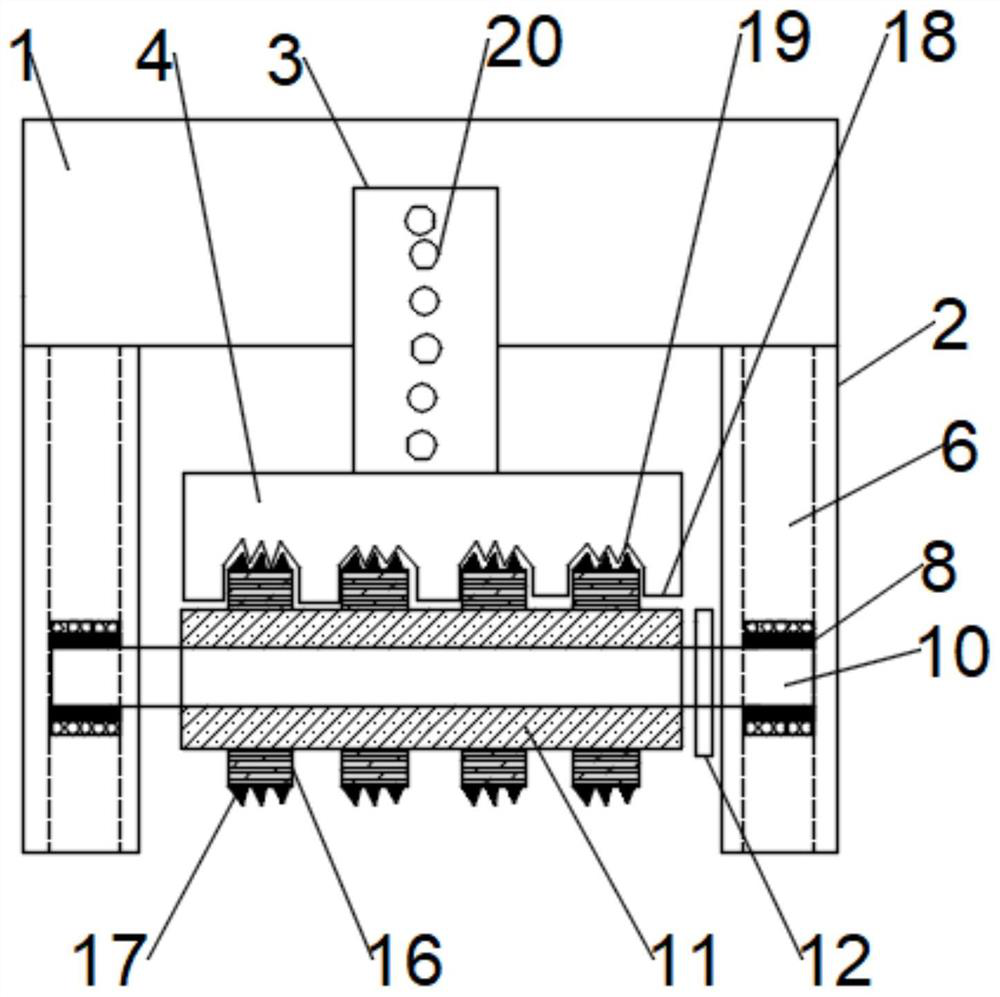 Compacting device for a seeder