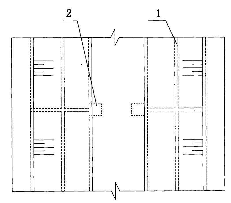 Channel seepage-guiding and non-return system