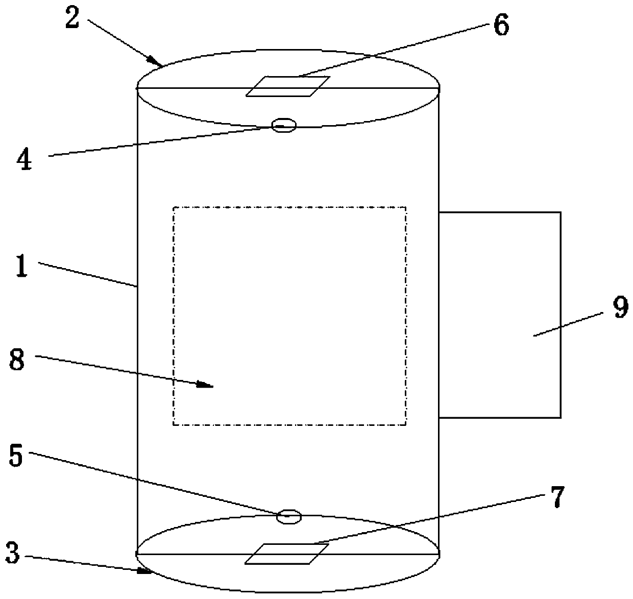 A short-range three-dimensional holographic imaging device