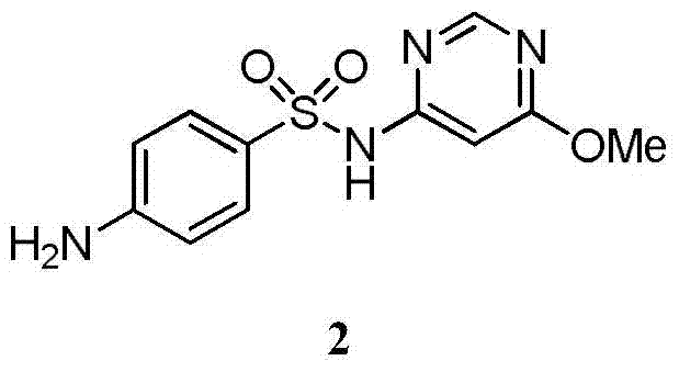 A kind of preparation method of sulfa-6-methoxypyrimidine