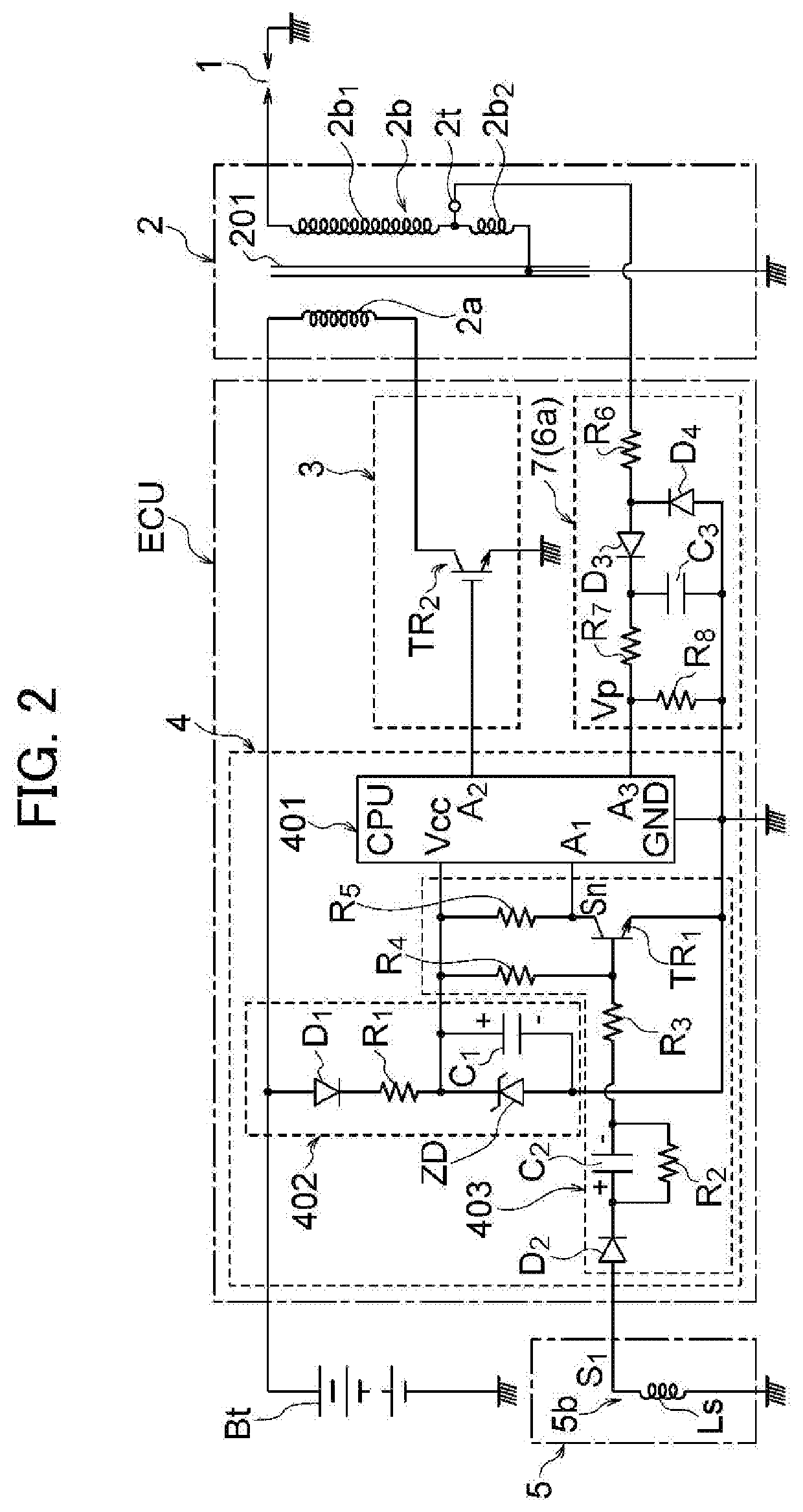 Stroke determination device for 4-stroke engine