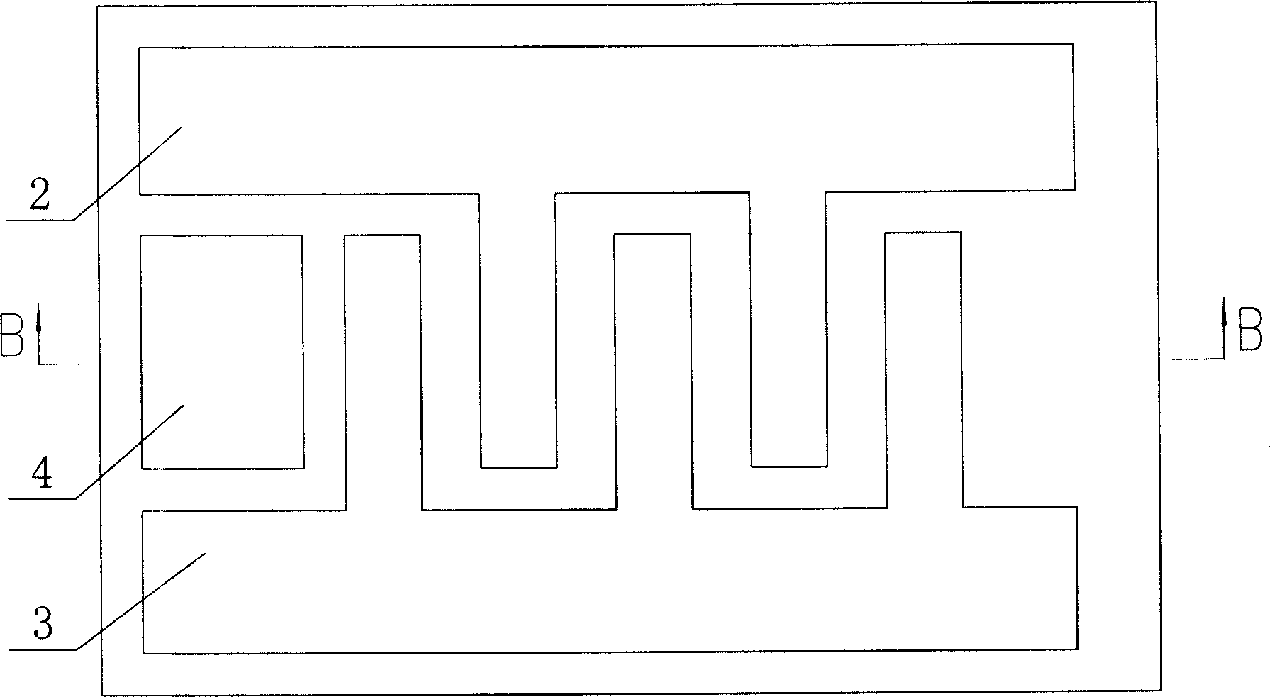 Planar mono-silicon double-metal layer power device and its production