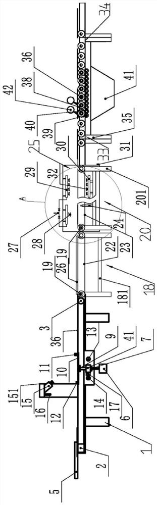 Wet etching machine for chip production