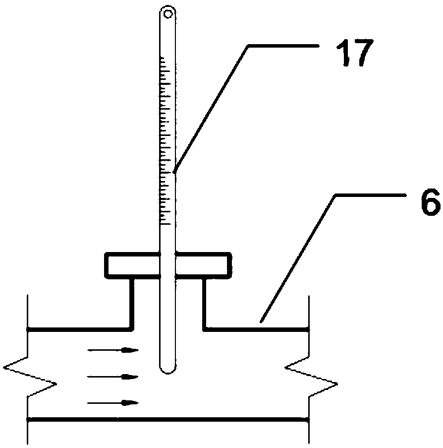 Long-distance water taking dynamic testing system