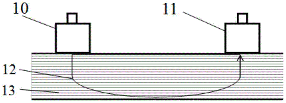 An integrated pulsed ultrasound-acoustic emission transducer for inspection of composite materials