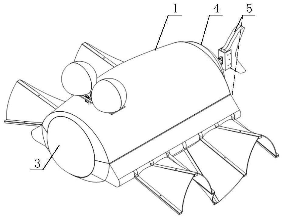 Amphibious bionic robot